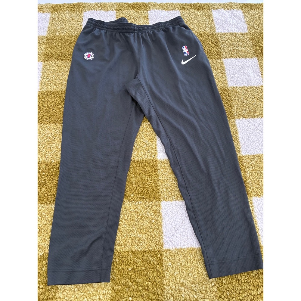 Nike LA Clippers NBA Dri-FIT Warm Up Pants Mens XXL Gray Basketball Training